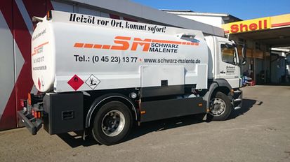 Schwarz Malente Heizöl, Container-Service und Tankstelle